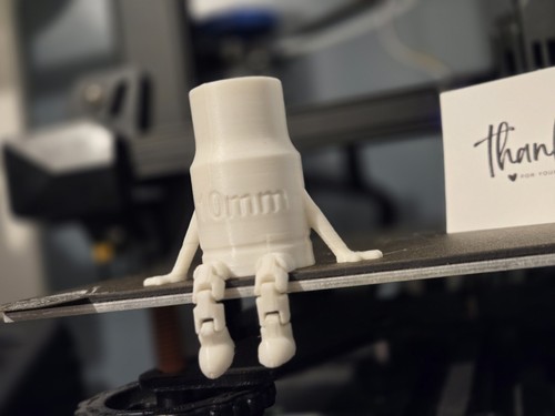 10mm Socket Buddy Gag Arms & Legs 3D Printed (Bright White PLA) - Imagen 2 de 3