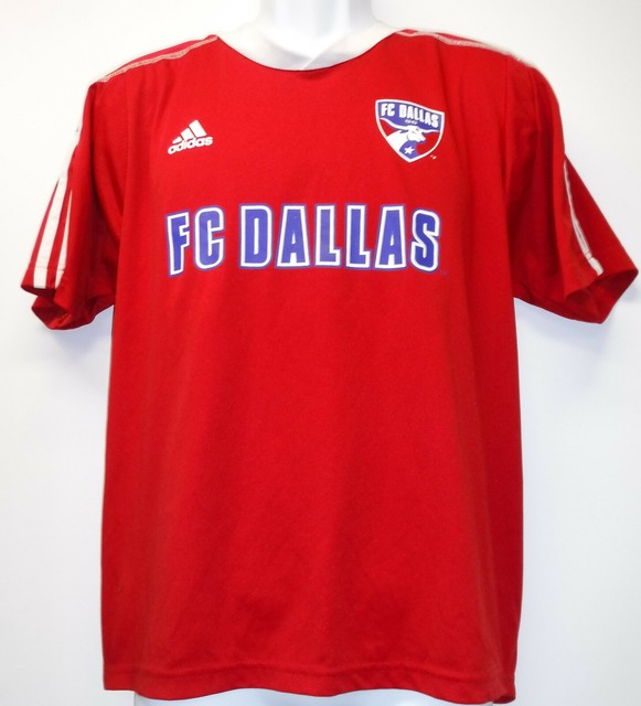 Adidas FC Dallas Football Club MLS Soccer Jersey Youth sz Large 1416