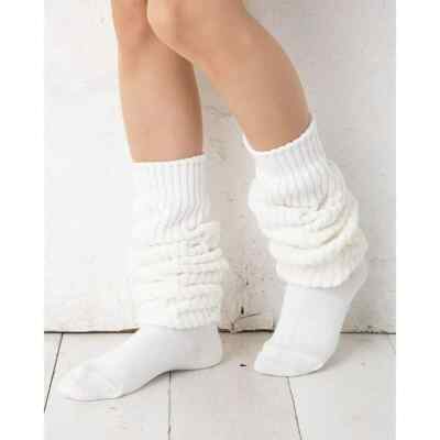 E.G. Smith Women's Loose Socks 60cm White 24-27cm EGL500100 From