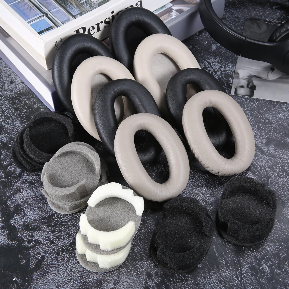 Almohadillas para auriculares Sony MDR-1000X WH-1000XM2 WH-1000XM3 cojín suave Foto 2 de 4