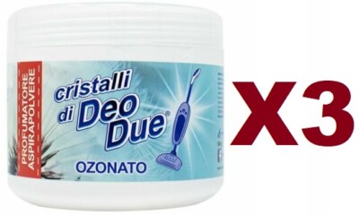 3 STÜCK DEO KRISTALLE ZWEI OZON PARFÜM FÜR STAUBSAUGER 500GR