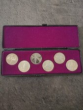 COFFRET 6 * 1 ROUBLE JO MOSCOU ( 1977 1978 1979 1980 ) RUSSIE / RUSSIA COIN SET