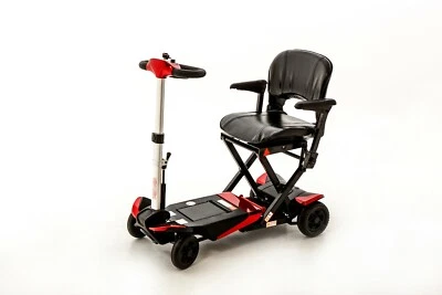 MONARCH MOBILITY Monarch Smarti Automatic Folding Mobility Scooter (Red)