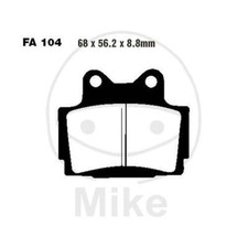 PASTIGLIE FRENO SEMI-SINT V EBC 737.70.27 FOR YAMAHA 400 XJR 1993-1996