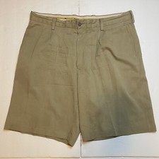 Tommy Bahama Men s Khaki Plain Chino Shorts Size 35