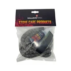14mm Soft Stove Door Glass Rope Seal Kit Black 14MMX2M with 50ml Glue&End Tape