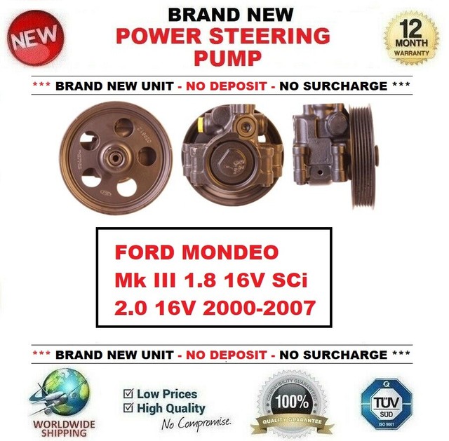 Brand New POWER STEERING PUMP for FORD MONDEO Mk III 1.8 2.0 16V SCi