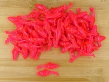 (100) Luck-E-Strike Shad Minnow Swimbait 2" Pink Silver Glitter Bulk Lot New