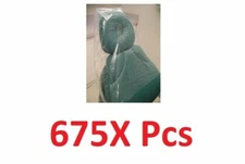 675 Pcs REDLAND Dental Half Chair Cover Sleeves 27.5"X24" Clear Plastic