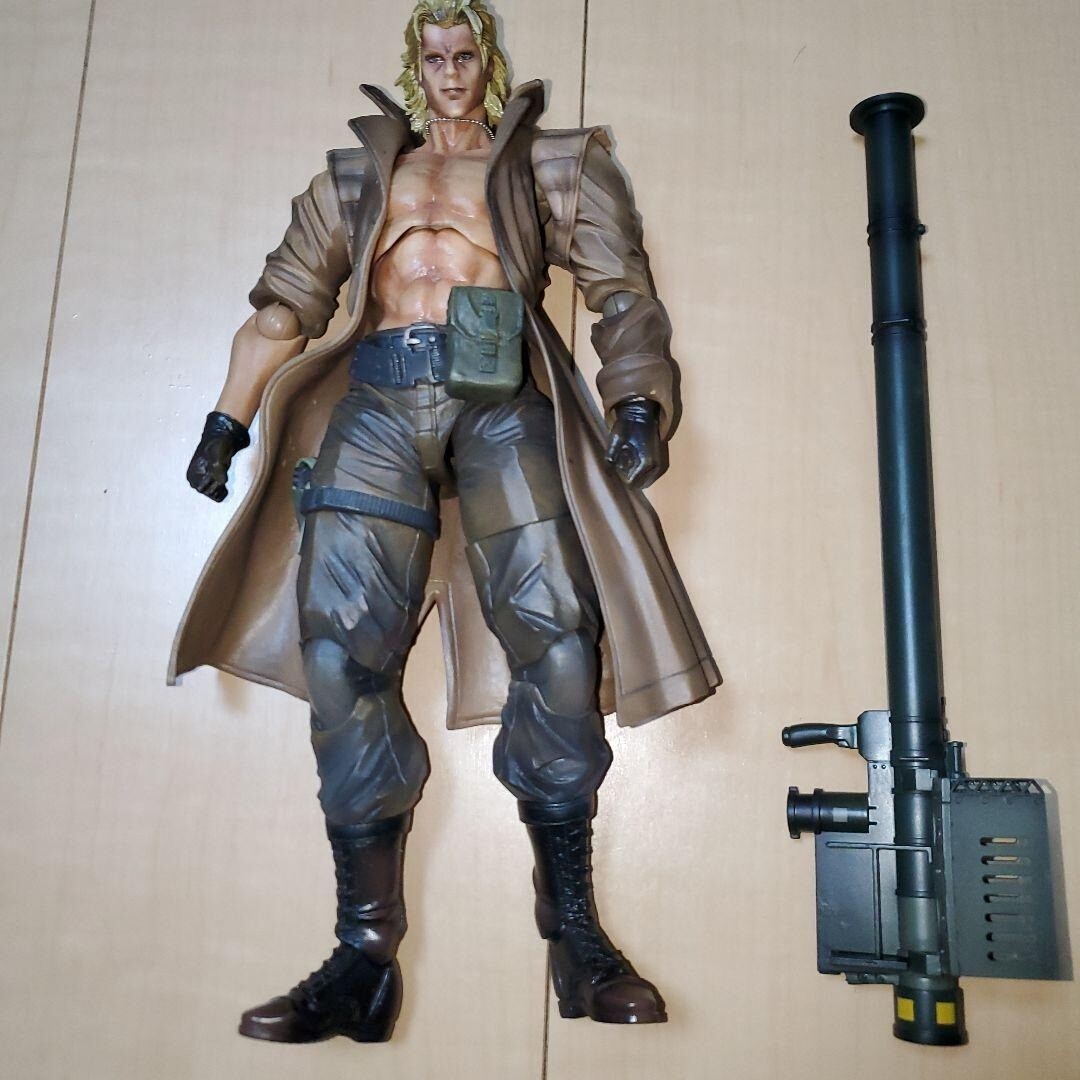 SF・ファンタジー・ホラー L GEAR SOLID PLAY ARTS KAI Snake Play Arts Kai Metal Gear Solid Liquid Snake Action Figure No Box