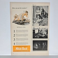 1940 White Rock Mineral Water Vintage Ad Drink Mixer Drinking Fairy Scotch