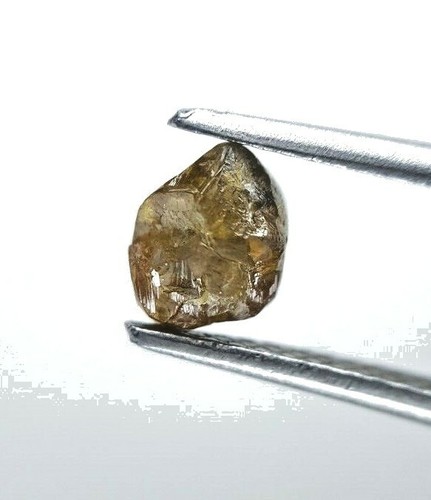Diamant Brut Naturel Fancy 0.57 Carats Gris-marron Octaèdre - Pierre Non Traitée, Cadeau