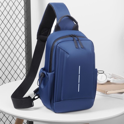 Zainetto da Uomo Zaino Monospalla per Porta Tablet Borsa borsello a Tracolla Z32 - Foto 14 di 29