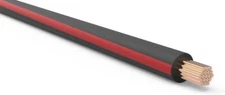 12 AWG Automotive TXL Wire Black w/ Red Stripe Various Lengths