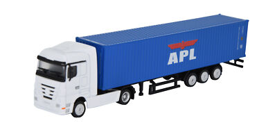 1:87 40GP Metal Shipping Container Truck Model Toy Home Office Decor Gift