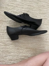Boys/Men Brand New Hand Made Leather Ballroom Dance Shoes Size 27.5