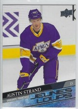 RARE! AUSTIN STRAND 2020-21 UPPER DECK EXTENDED YOUNG GUNS FRENCH JEUNES LOUPES