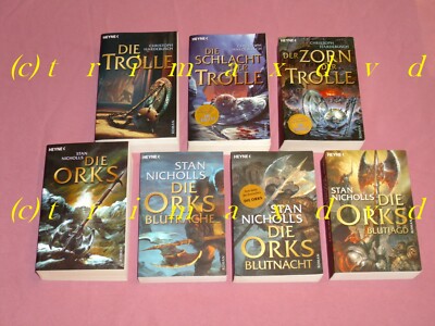 Die Orks (Stan Nicholls) & Die Trolle (Christoph Hardebusch_ Mehr Bücher im SHOP