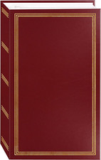 3-Ring Pocket BURGUNDY Album for 504 Photos - 4"X6"