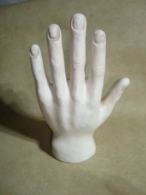 Palmistry Hand Model Resin Sculpture 7.5" RASCETTE -#3