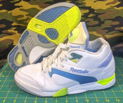 VTG Rare REEBOK Court Victory Pump Chalk Blue US Men's