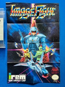 Image Fight IREM Shooter NES Nintendo Box Manual CIB Complete INSERT