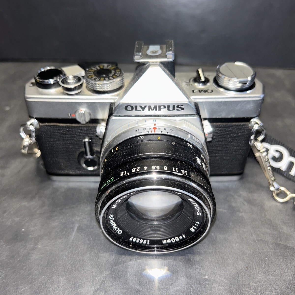 Olympus Film Camera Om-1 Single-Lens G.Zuiko Auto-S 50Mm 1:1