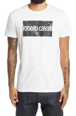 専用1 Roberto Cavalli 276617 Graphic Print T-Shirt size Large | eBay