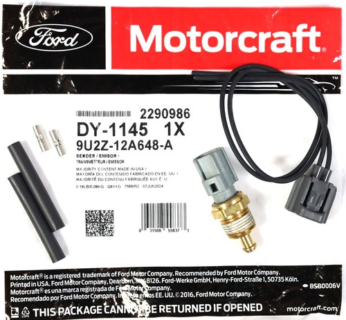 1994-1997 F250 F350 7.3L Powerstroke Oil Temp Sensor Kit OEM Motorcraft DY-1145 - Picture 7 of 9