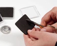 25 Lighthouse Coin Capsules Quadrum 50x50 No Foam Inserts - Empty & Loose 317006