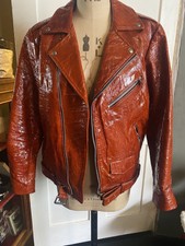 Stolen Girlfriends Genuine Leather Patent Biker Jacket