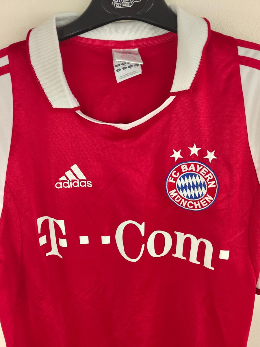 FC Bayern Munich Football Home Shirt 2004-2005 (S) Adidas