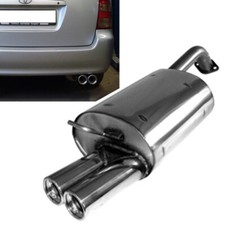 FOX Sportauspuff 2x80 mit Zubehör Toyota Corolla E12 Combi 1.4l 1.6l 1.4lD 2.0lD