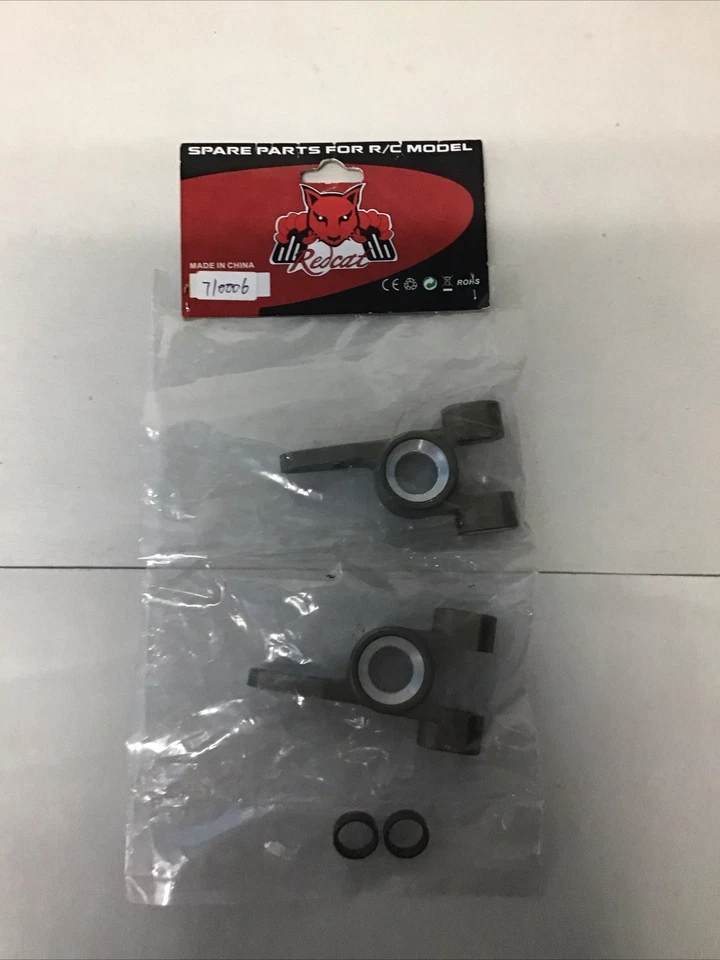 Redcat Racing 710006 Aluminum Rear Hub Carrier (1pr)(Gunmetal) 710006 NEW - Image 3 of 4