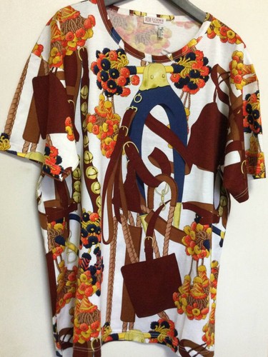 Loewe, LOEWE Loewe Brand new item Vintage All over Pattern T shirt Made in Italy Antiqu