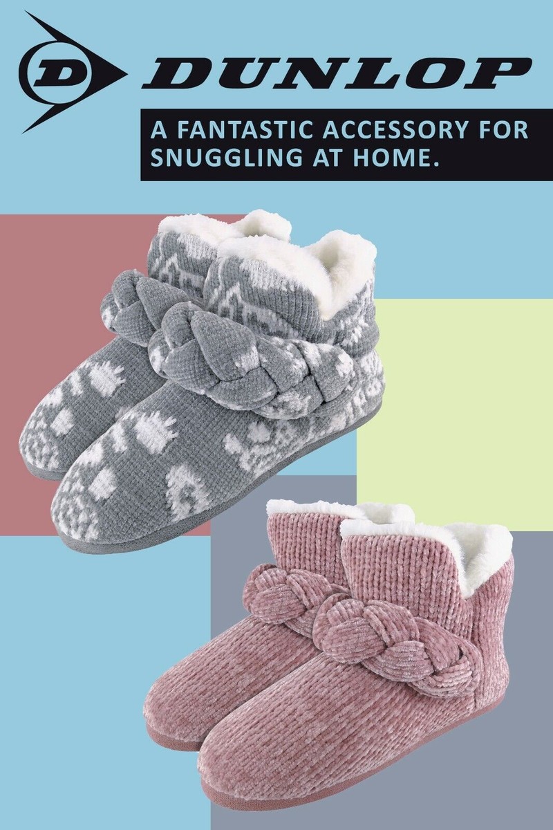 Ciabatta Dunlop Pantofole Donna DUNLOP Donna Invernali Calde