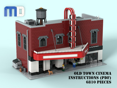 LEGO  Old Town Cinema MOC - Digital Instructions only (PDF) !