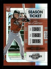 2022 Panini Chronicles #15 Jake McCarthy Contenders Optic Hyper #/299