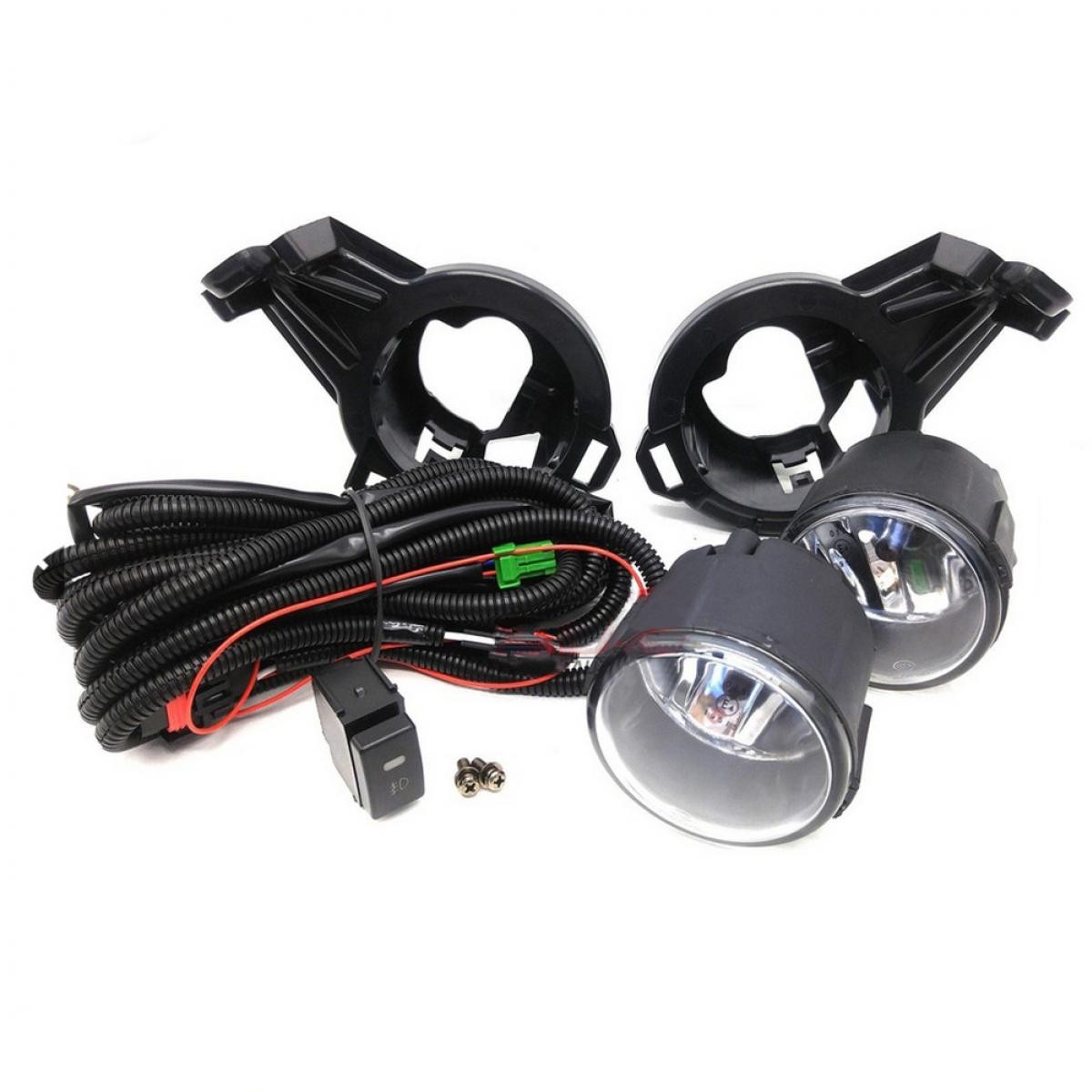 FOG LAMP SPOT LIGHT SET KIT BLACK FOR NISSAN JUKE HATCHBACK F15