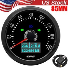 85mm Black Gps Speedometer Gauge 160mph Waterproof For Marine Boat Car Truck Atv 85mm Black Gps Speedometer Gauge 160mph Waterproof For Marine Boat Car Truck Atv