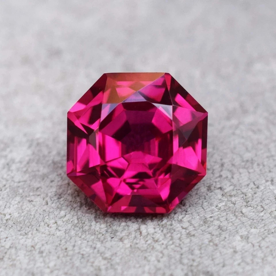 15.30 Ct Certified Natural Flawless Pink Sapphire Octagon Cut Loose A+ Gemstone