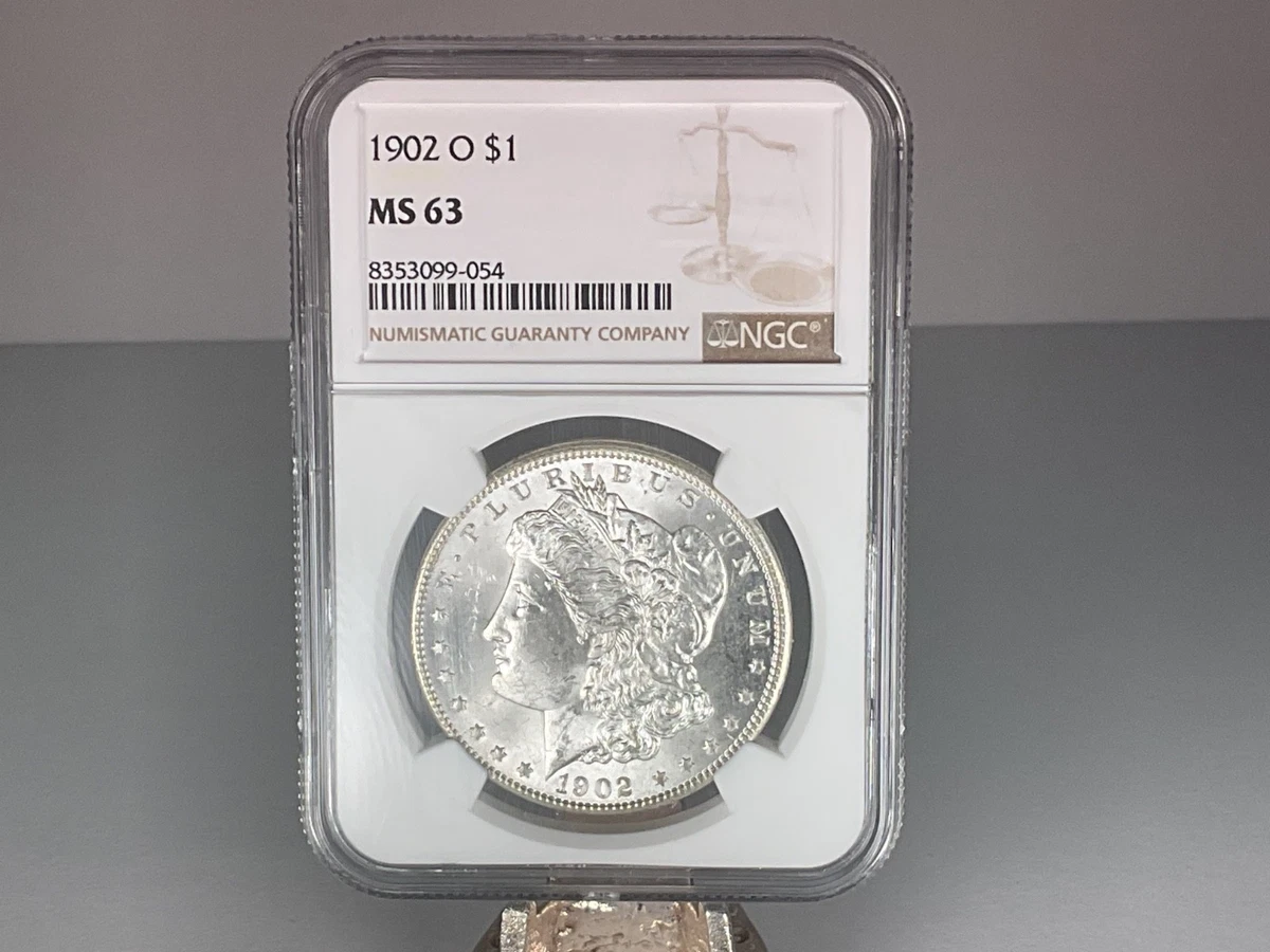 MS 63 Graded 1902 Year Morgan US Dollars (1878-1921) for sale | eBay MS 63 Graded 1902 Year Morgan US Dollars (1878-1921) for sale | eBay