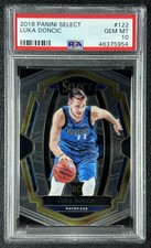 LUKA DONCIC PSA 10 2018-19 PANINI SELECT #122 RC PREMIER LEVEL MAVERICKS 5954