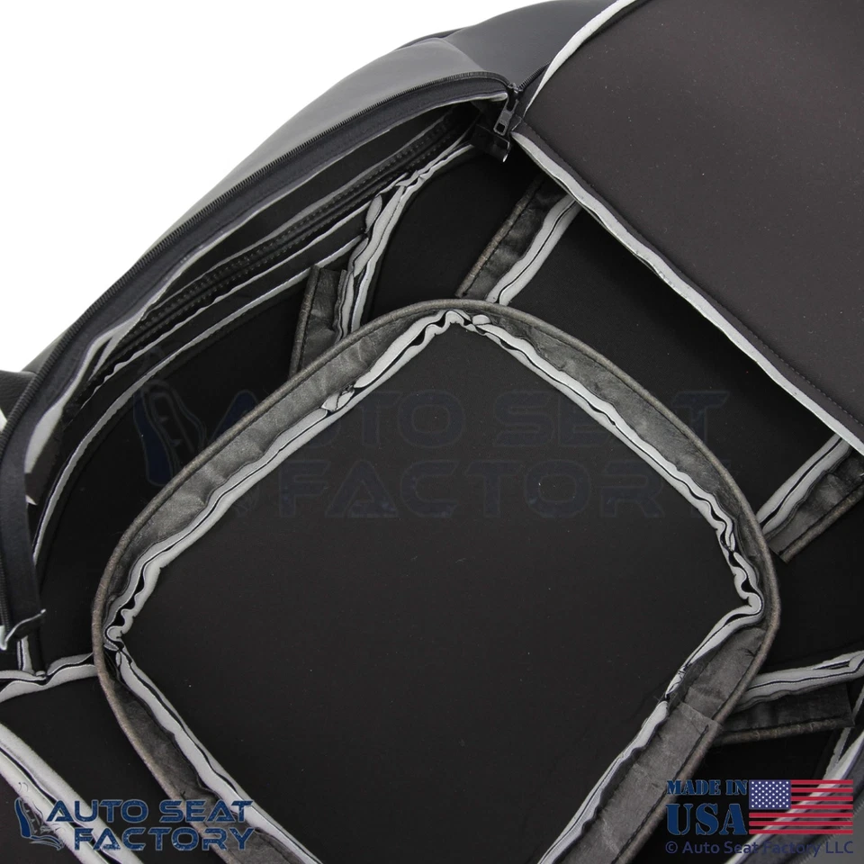 Cubierta de asiento superior del conductor delantero ébano para Jaguar XF 2016-2020 para Jaguar XF Foto 2 de 4