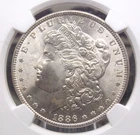 1886 "P" Morgan SILVER Dollar $1 NGC MS66 #005 Gem BU Uncirculated ECC&C, Inc.