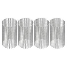 4 Pcs 25mm OD Strainer Mesh 40mm H Screen Y Shaped Filter 304 Stainless Steel