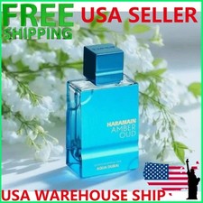 In USA - Al Haramain Unisex Amber Oud Aqua Dubai Extrait De Parfum Spray 2.0oz