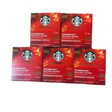 Starbucks Holiday Blend Nespresso Vertuo  48 Pods Total  Limited Ed  New  BB 6/10/26
