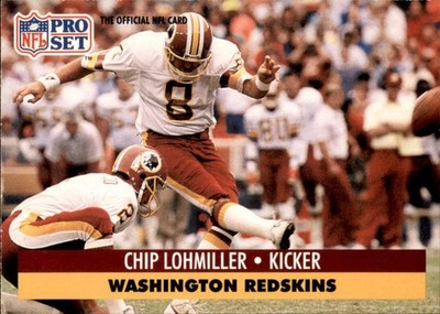 1991 NFL Pro Set Chip Lohmiller #320 (6025)