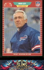 1989 Pro Set Buffalo Bills Marv Levy #34